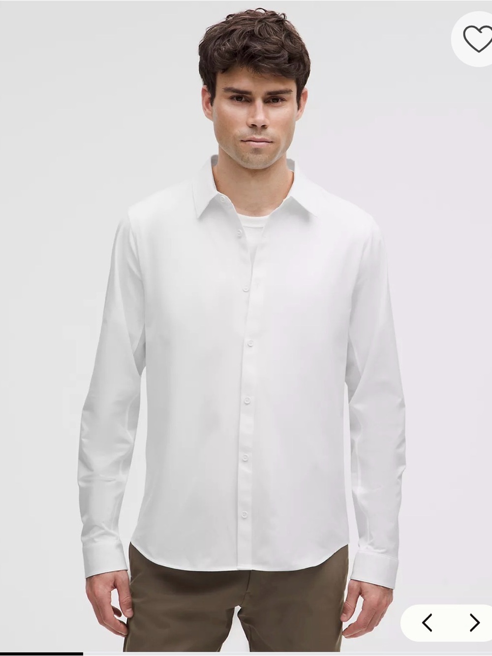 Lululemon new Venture Long-Sleeve Shirt
Updated Slim-Fit  size m